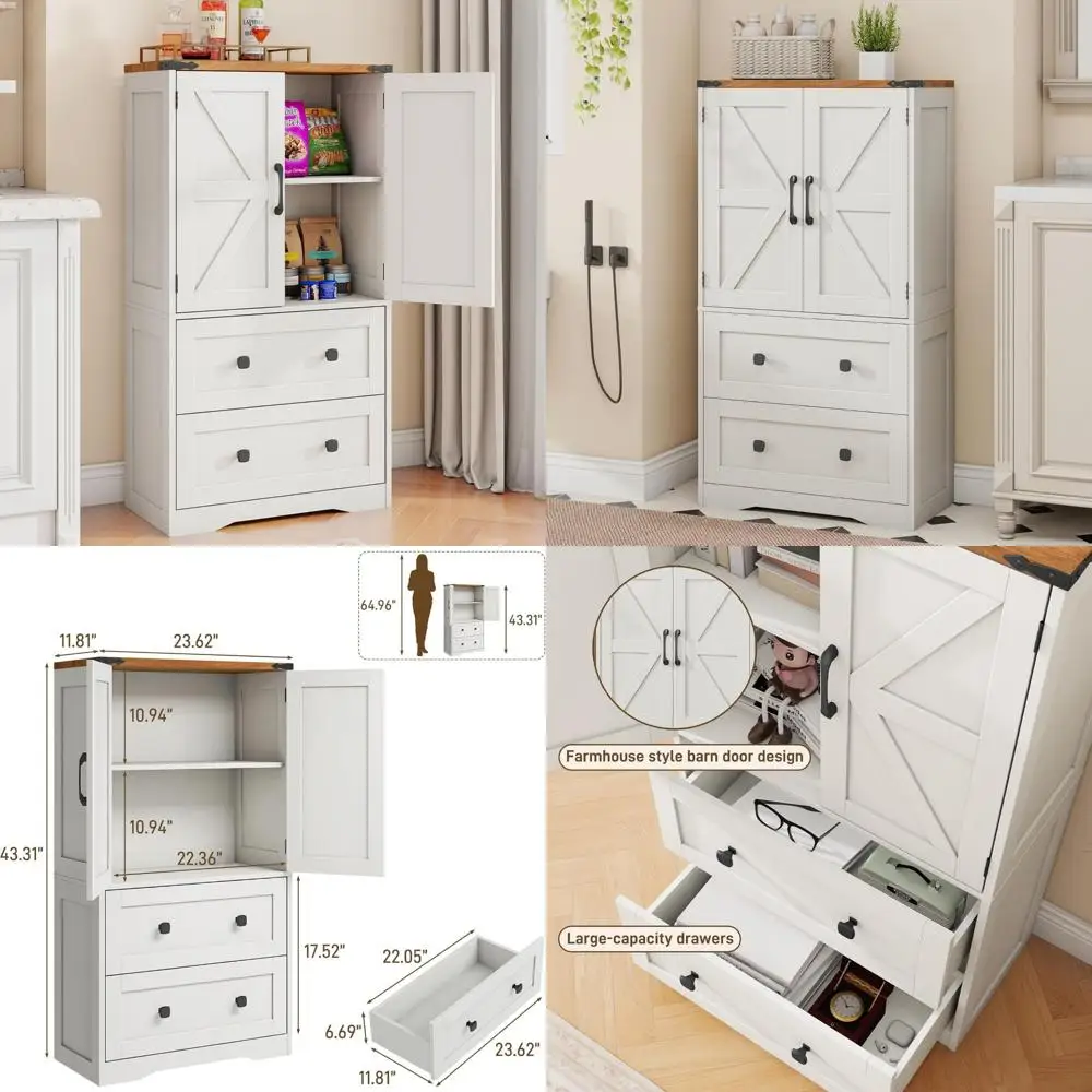 خزانة حمام ريفية على طراز المزرعة مع أدراج مزدوجة وأبواب حظيرة منزلقة