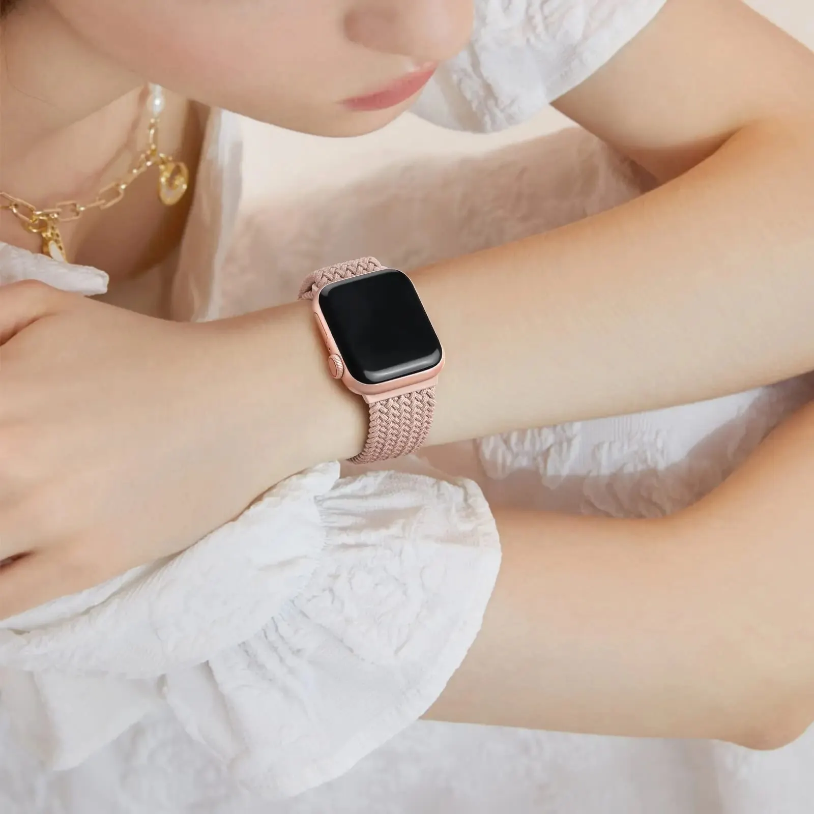 5 Packs Braided Solo Loop Compatible with Apple Watch Band 38mm 40mm 41mm 42mm 44mm 45mm 49mm,Straps Wristbands for IWatch image 4