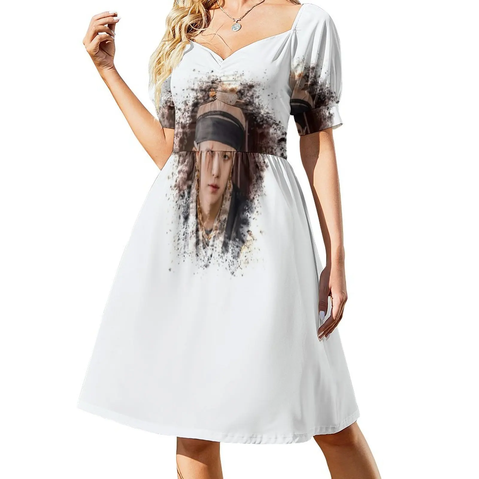 فستان Min Yoongi Daechwita Agust D D 2 بوهيمي بدون أكمام متعدد الطباعة لحفلات عطلة الشاطئ Rm V D 2 للأولاد Namjoon كوري