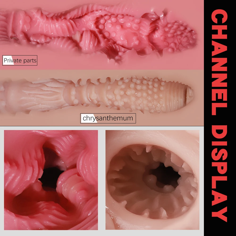 ของเล่นสําหรับชายประดิษฐ์ช่องคลอดเซ็กซี่ก้นหีครึ่งชาย Masturbator ขนาดจริงตูดคู่ช่อง Anal Anus 18 ตุ๊กตา
