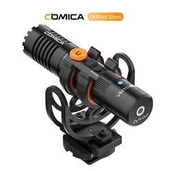 Comica VM10 PRO On-Camera Shotgun Microphone for Android iPhone DSLR Camera Gopro DJI Action 3