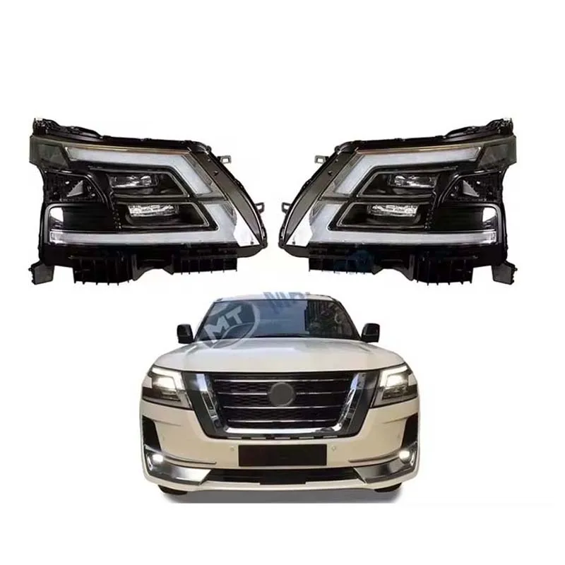 

Auto New LED Lights Headlamp Headlight For Patrol Y62 2020