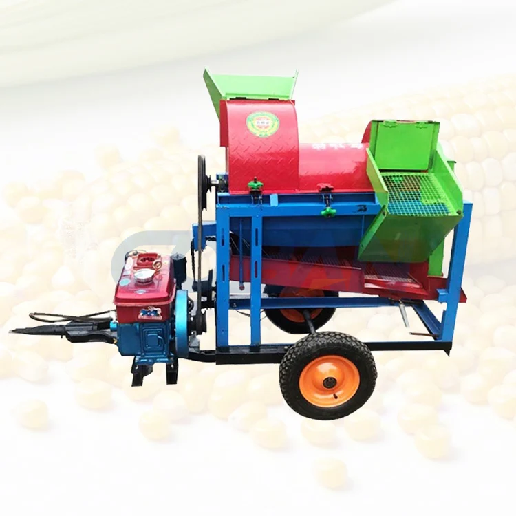 

Multi-function Corn Sheller Soya Beans Thresher Diesel/electric Crop Thresher Machine For Gain Wheat Maize