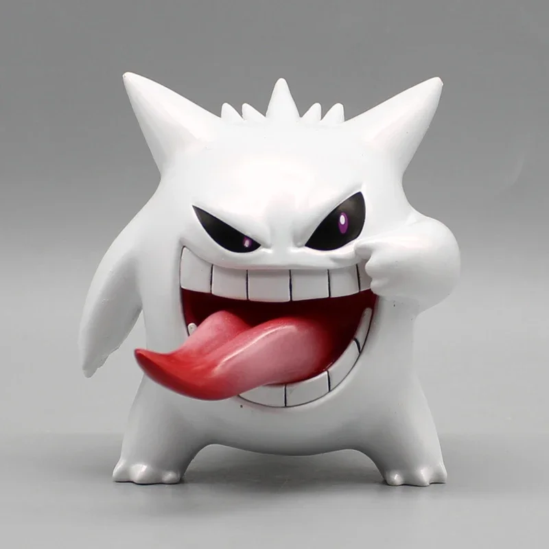 البوكيمون Gengar الشائكة اللسان خارج ألوان مختلفة أنيمي عمل الشكل لعبة تمثال تحصيل Kawaii نموذج الاطفال لعبة دمية هدية
