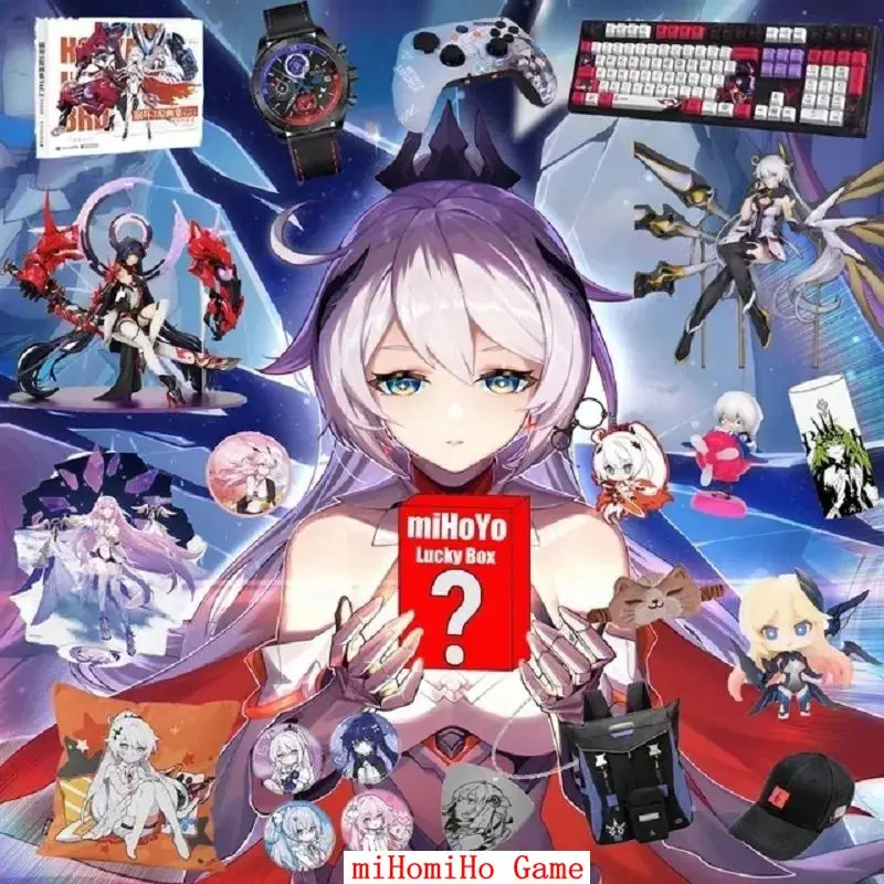 Mihoyo offizielle Honkai Impact 3 Geschenk box alle Sammlung Artikel Anime Zubehör Garage Kit Figuren reiche Belohnungen Cosplay