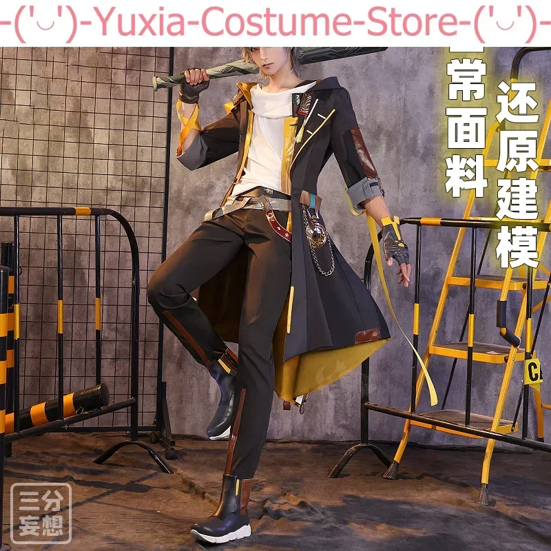 Honkai: Star Rail Trailblazer Caelus Game Suit Gorgeous Uniform Cosplay Costume Halloween Party Role Play Outfit Men