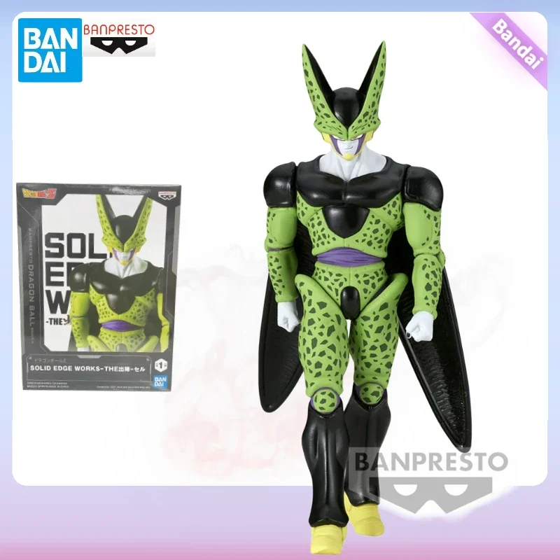 

В наличии Bandai оригинальное аниме DRAGON BALL Z SOLID EDGE WORKS CELL Action Figure Super Saiyan ПВХ Модель игрушки Коллекция кукол