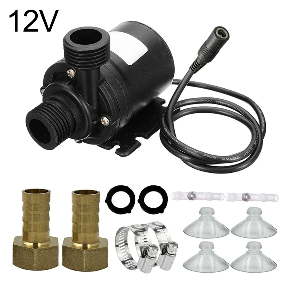

DC1224V Brushless Submersible Water Pump 800 L/H Flow Rate 5 M Head For Continuous Aquarium And For Pond Water Circulation