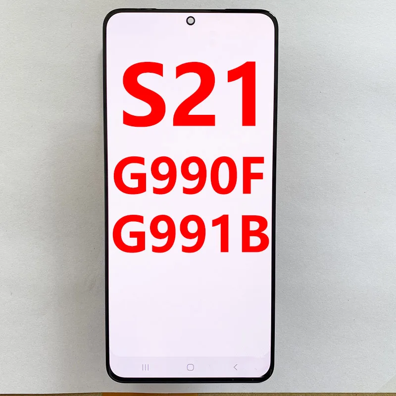 Tela Amoled do Lcd para Samsung S21 5g G990f G991f G991u G991 ds Tela Táctil Conjunto com Pixel Inoperante 62 Polegadas