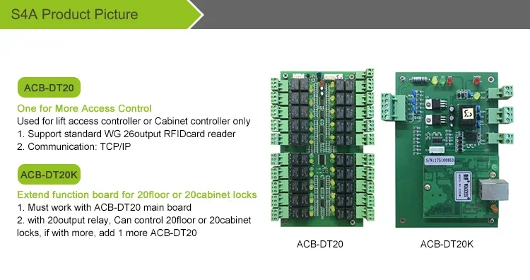 20 Floors Or 40 Floors cabinet or elevator access control system ACB-DT20 + ACB-DT20K