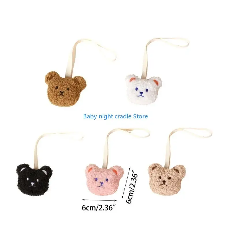 J2FF حامل لهاية الدب اللطيف للأولاد والبنات الصغار، حبل اللهاية #6