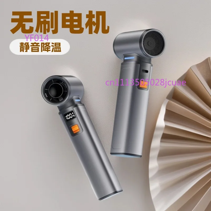 Cross Border New F1 Violent Turbo Fan High Speed Powerful Handheld Fan Outdoor Portable Dust Removal Mini Fan