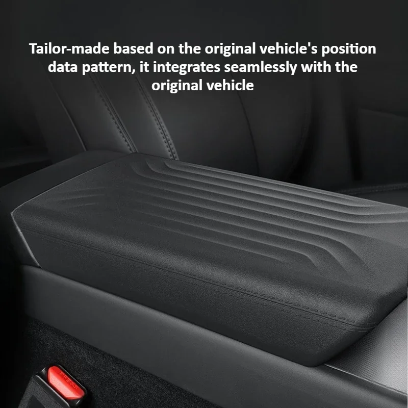 Handrail Box Protective Cover for Tesla Model Y/YL Juniper 2025 2026 Car Accessories TPE Armrest Box Cover Interior Accessories