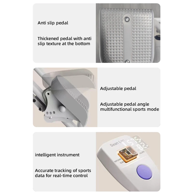 

Новый оптовый домашний тренажер для дома: складной вертикальный лестничный тренажер с трехскоростной регулировкой, стальная конструкция