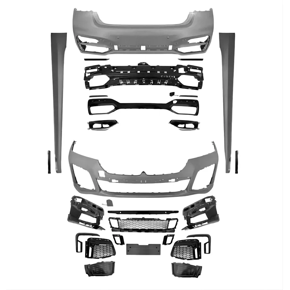 

Полный комплект кузова для BMW G11 G12 серии 7 Lci 730i 740i 750i 18-20 Изменение в стиле M-Tech Передний задний бампер Боковые юбки Гриль