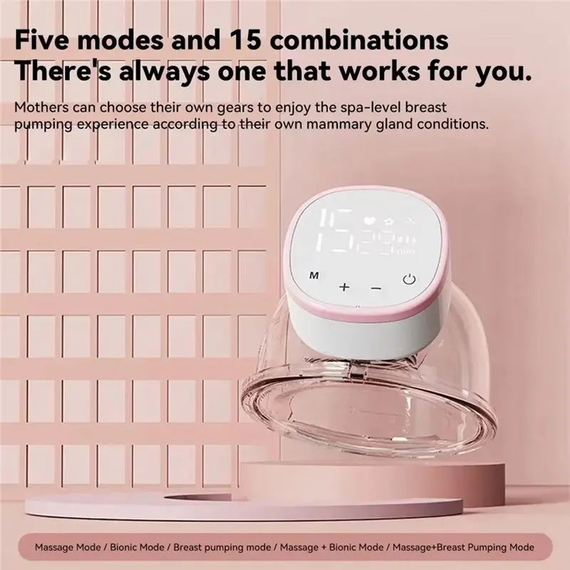 A71Z Voor volwassenen voor borstvoeding Elektrische draagbare draagbare handsfree borstkolf met laag geluidsniveau LCD-scherm