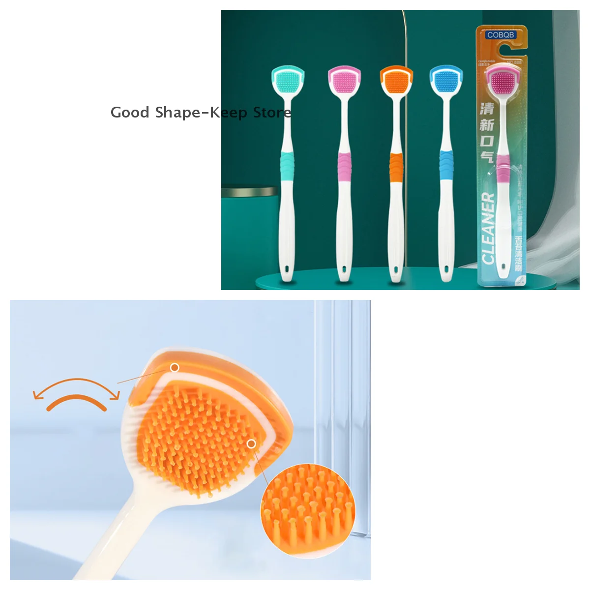 5Pcs Tongue Scraper, Reduce Bad Breath For Oral Care, Tongue Cleaners,Tongue Cleaning Tools For Adults Tongue coating toothbrush