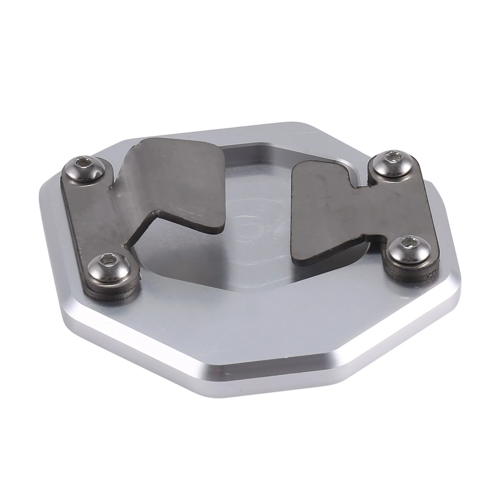 

Motorcycle Accessories Kickstand Extension Plate Foot Side Stand Enlarge Pad for Aprilia TUAREG 660 2021 2022(Silver)JAS