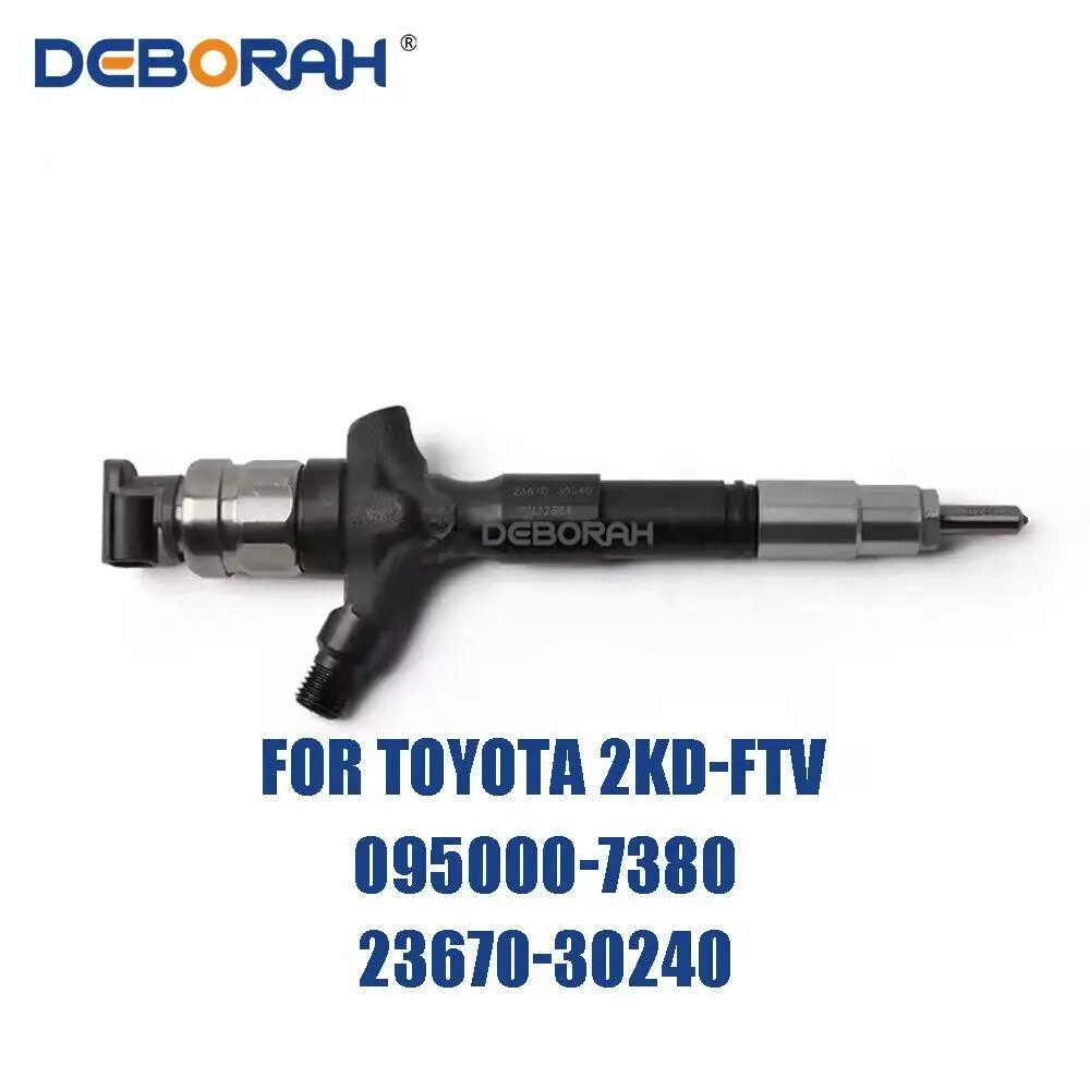 095000-7380 Fuel Injector 23670-30240  For Toyota Hilux Hiace 2KD-FTV Engine