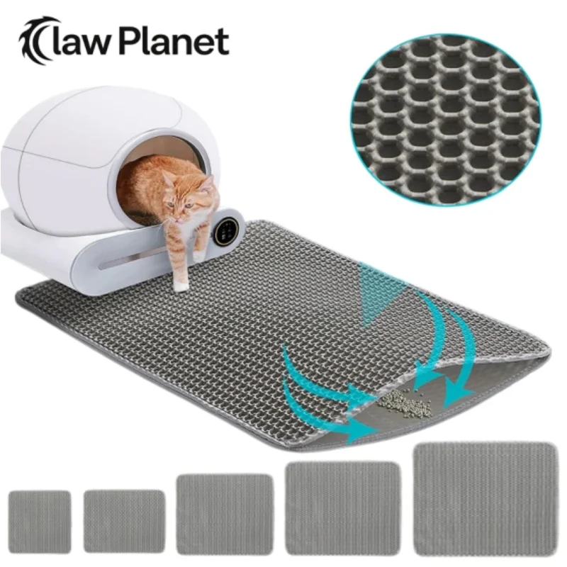 Large Size Cat Litter Mat Waterproof Pet Toilet Cat Litter Trapping Mat Non Slip Double Layer Cats Litter Box Pad Pet Product