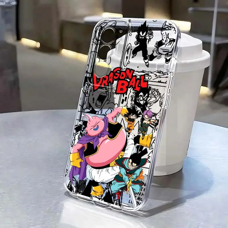 

Dragon Ball Fat Buu Phone Case For OPPO A11 A16 A55 A56 A57 A72 A52 A73 A74 A54 A76 A78 A58 A98 Pro 5G Transparent