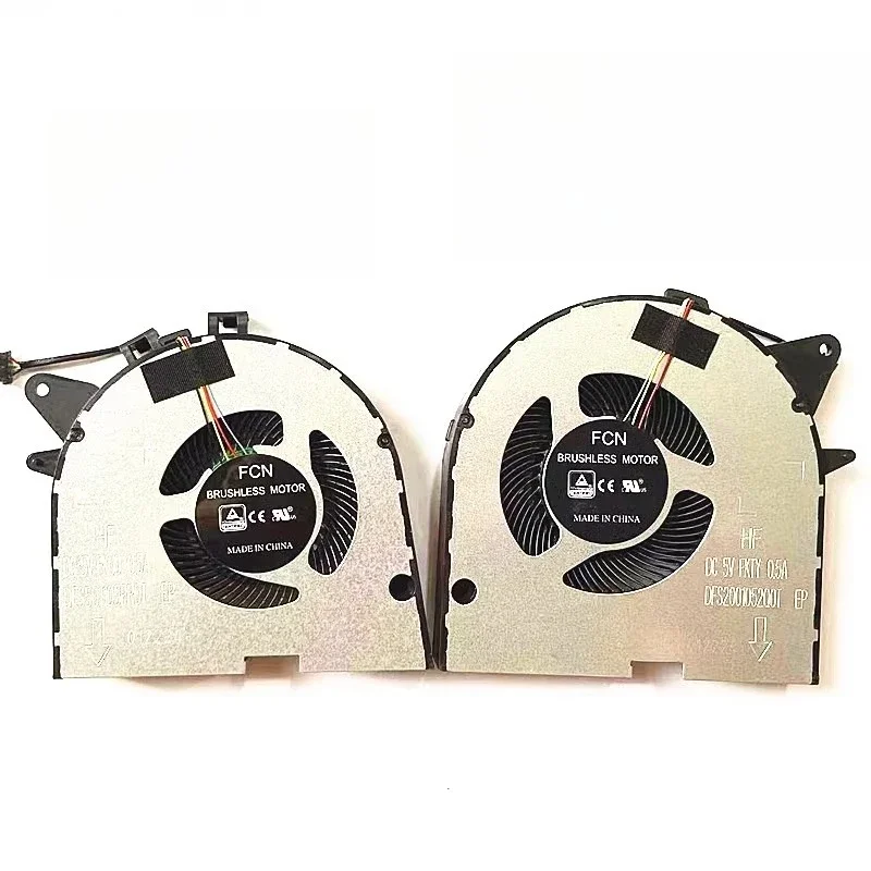 For Legion 81LE Y7000P Y530P Y540P Y545 2019 CPU FAN DFS501105PR0T GPU Cooler DFS200105200T FKTY DFS2001052Q0T Cooling 5V 0.5A