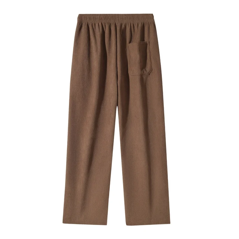 Autumn And Winter Men's Thickened Corduroy Casual Pants Padded Sweatpants Male Thermal Man Fleece Lined Sports Trousers Clothing