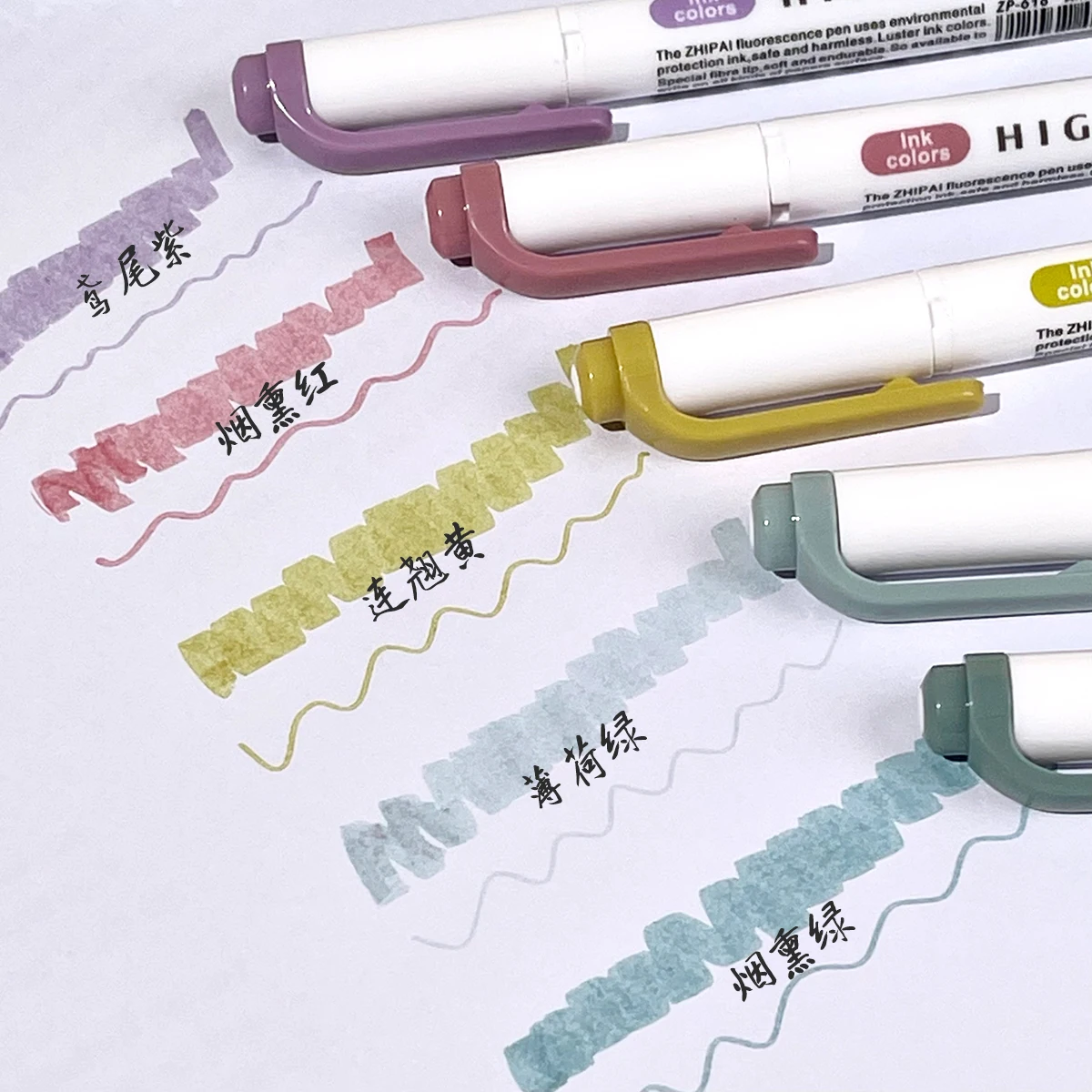 5-40 Colors Pastel Mild Dual Tip Highlighters Chisel & Fine Two Nibs No Bleed Markers Note Coloring Back To School Stationery