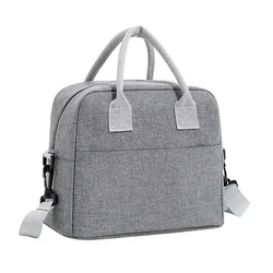 Borsa da pranzo portatile borsa termica Tote Hangbag Picnic scatola isolata tela contenitore termico per alimenti uomo donna bambini viaggio Lunchbox 2022nuovo