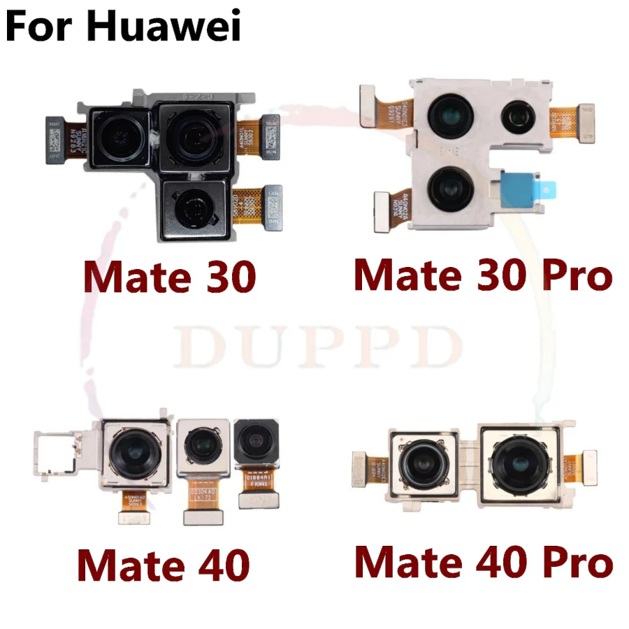 Original For Huawei Mate 40 30 20 10 9 Pro Lite 8 Mate30 Mate40 Backside Big Main Rear View Back Facing Camera Module Flex Cable