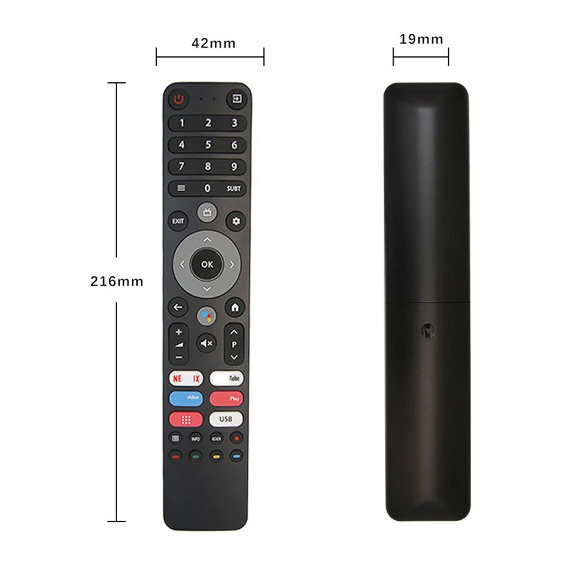 BABQ Control remoto universal para televisores inteligentes para DEXP, Viomi, CHIQ - para múltiples modelos, voz
