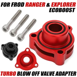 Blow Off Valve Adapter BOV For 2019-22 Ford Ranger & Explorer ST Ecoboost Turbo Black/Red