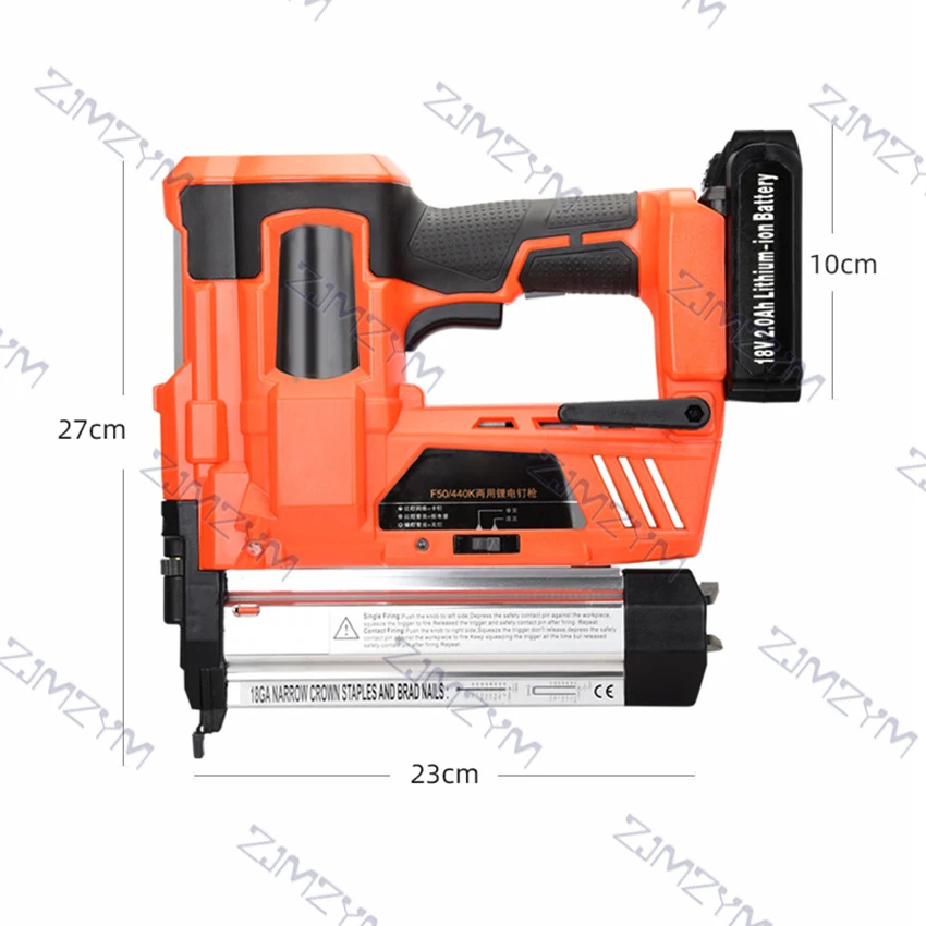 F50/k440 Lithium batterie Dual-Purpose Nagel pistole Wireless Elektro hefter wiederauf ladbare Nagel pistole Heft nagel Holz bearbeitungs werkzeug 18v