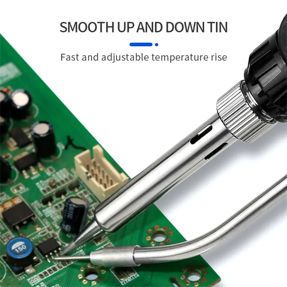 Automatic Soldering Gun Set Internal Heating Electronic Welding Repair Iron Tool Adjustment Temperature With Switch