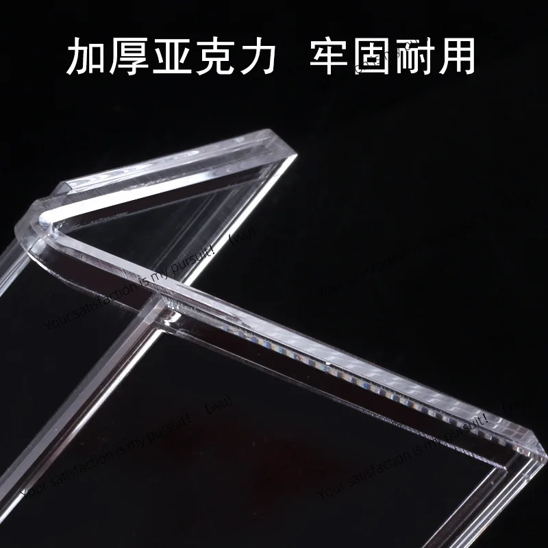 Acrylic triangle meeting card V-shaped double-sided display  table signature card desktop seat card name seat