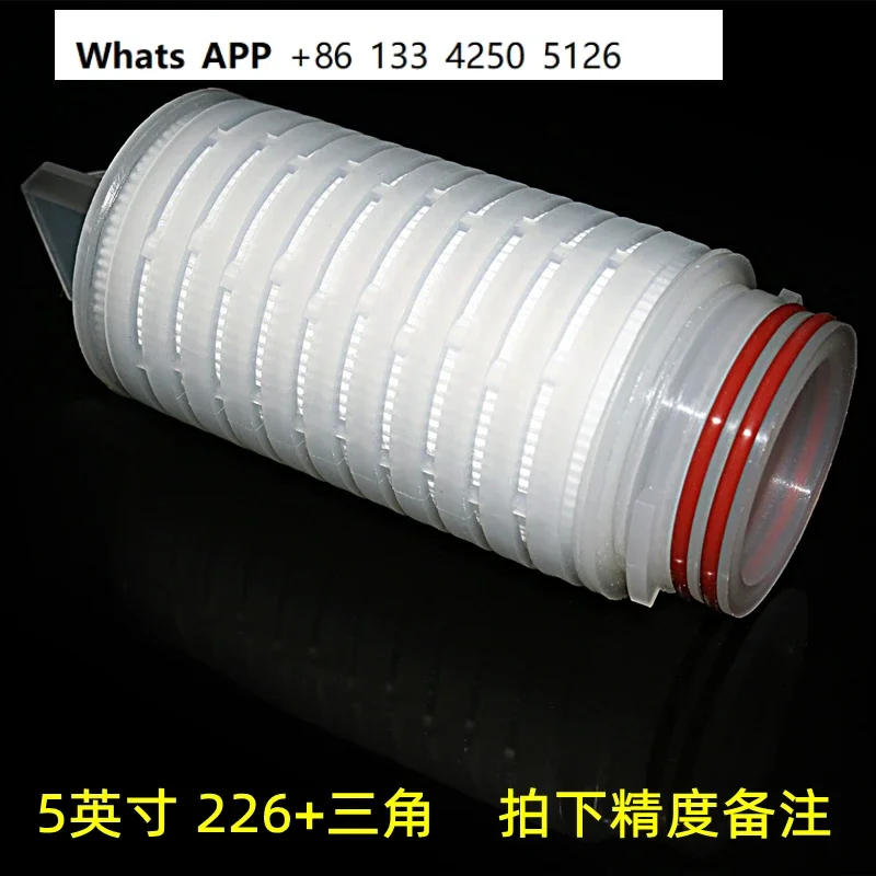 

5-inch 226+triangular pointed air folding filter cartridge PTFE hydrophilic hydrophobic membrane filter cartridge