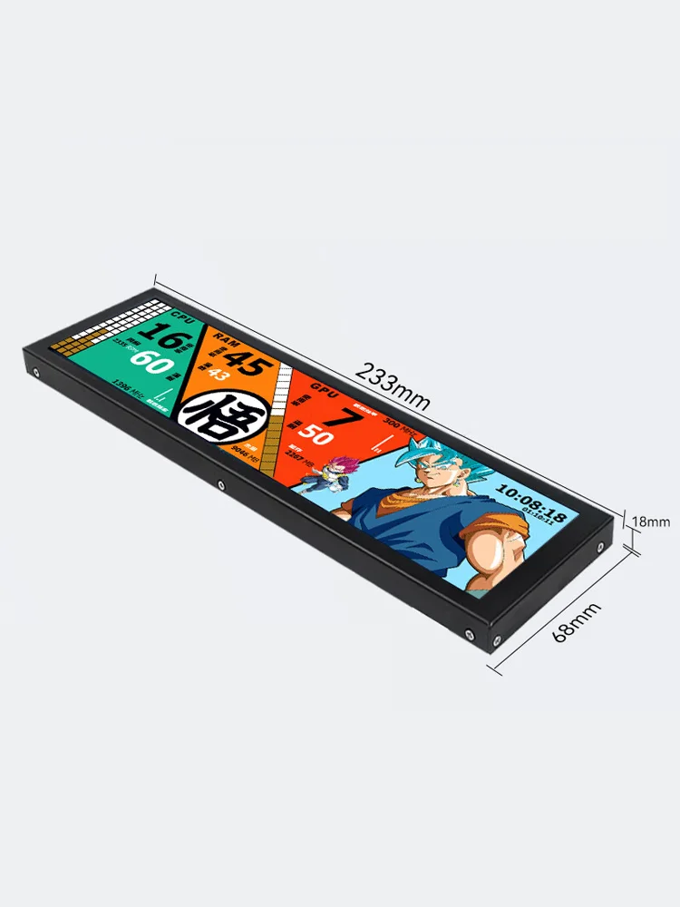 Écran LCD IPS 8,8 pouces 1920x480, écran tactile CTP à rapport d'aspect 4:1 pour AIDA64, moniteur secondaire de boîtier PC