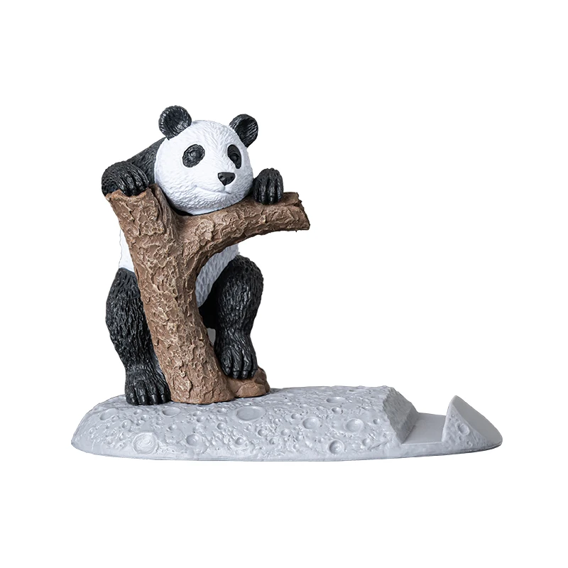 1PC Panda Mobile Phone Holder Cute Small Ornament Tablet Holder Creative Panda Ornament Home Desktop Decoration