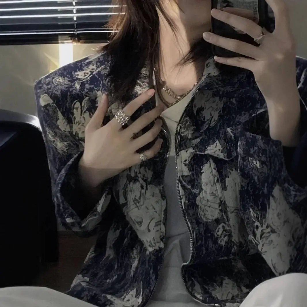 المرأة تصميم الإحساس الراقية العطر الصغيرة نمط التعادل صبغ رقيقة طويلة الأكمام ربيع الخريف سترة متعددة الاستخدامات العصرية