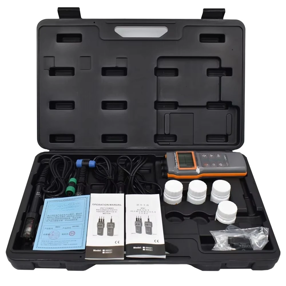 Water quality analyzer Dissolved oxygen PH value Conductivity mineralization instrument Detection