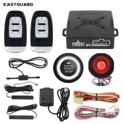 EASYGUARD pulsante di ec003-ns avviare avviamento motore remoto allarme Shock avviso chiusura centralizzata ingresso passivo senza chiave