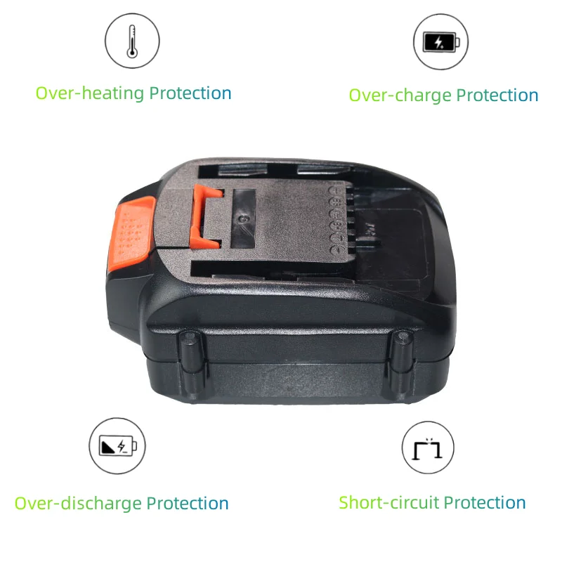 20V 4.0/6.0AH Lithium Battery For Worx WG180 WG280 WG380 WG580 Lawn Mower Garden Tool