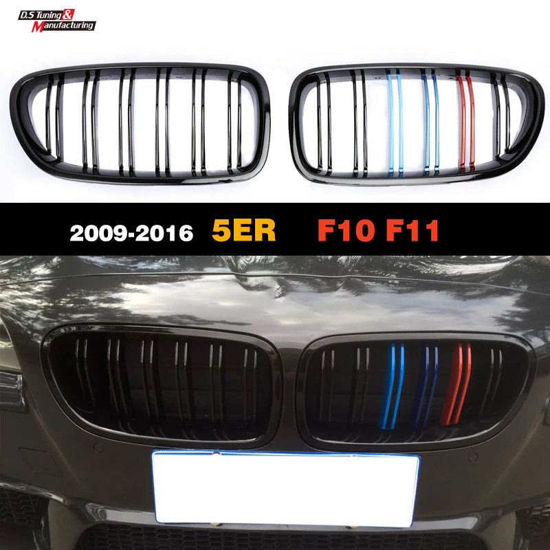 

F10 Grille Front Bumper Replacement Kidney Racing Grills For BMW BMW 2010-2017 5 Series F10 F11 F18 M5(M-Color) 528i 535i 550i