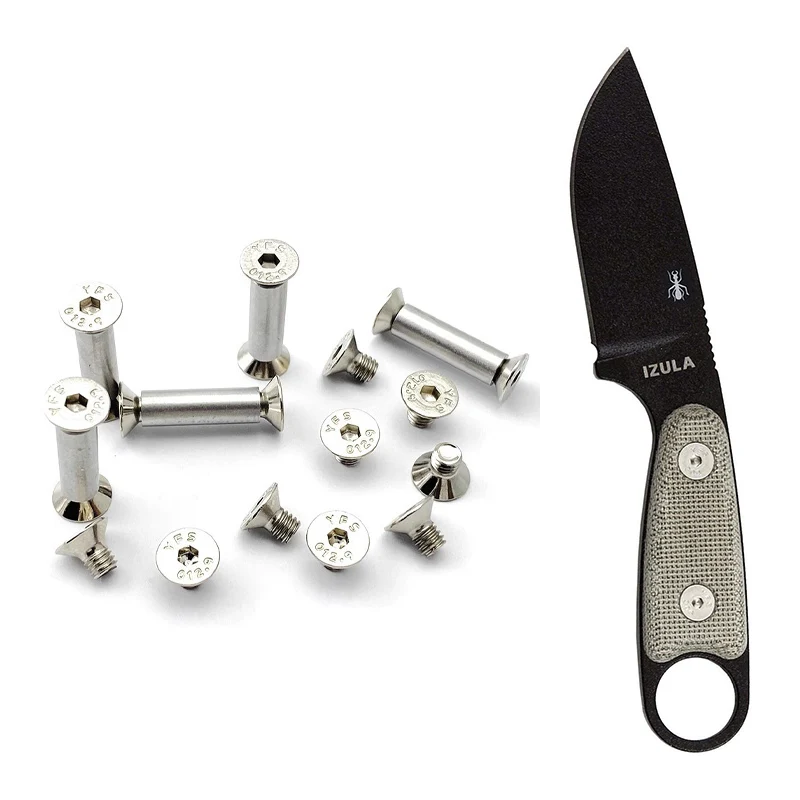 Tornillería acero aleado para mango cuchillo ESEE Karambit - imagen 4