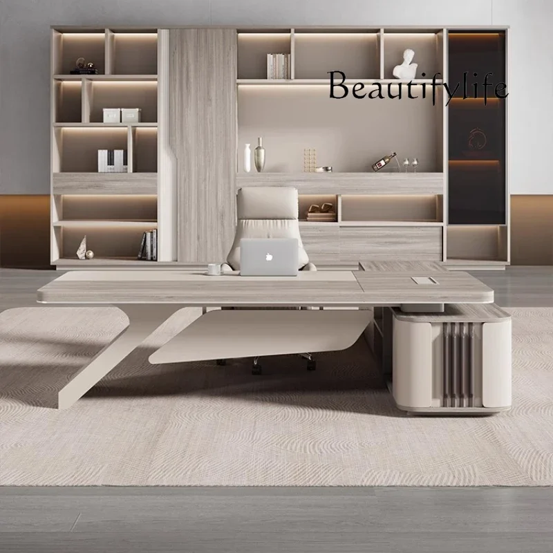 

JY Unusual Executive Office Desk Creativity Drawers European Boss Computer Desks High End Designer Escritorio Oficina Furniture
