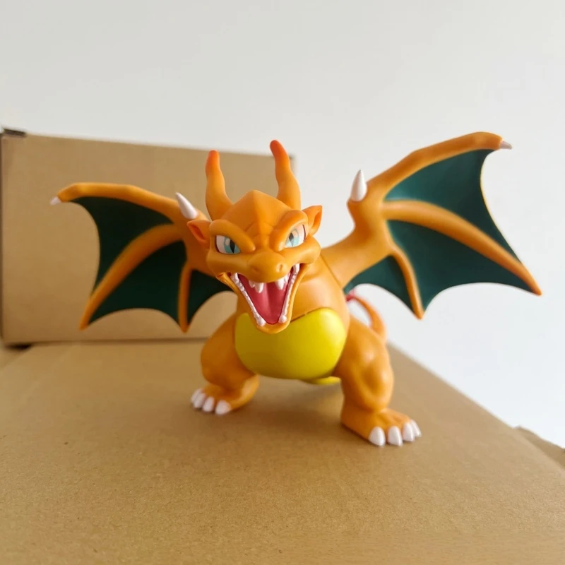 ポケモンモデル邪悪なリザードンフィギュアアニメーション子供のおもちゃ漫画クリスマス誕生日ギフトデスクトップ装飾品装飾