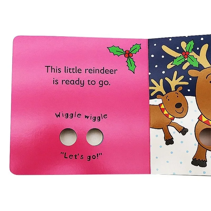 Merry Little Christmas Genuine Christmas Cave Game Book Christmas Themed Picture Book English Original Book