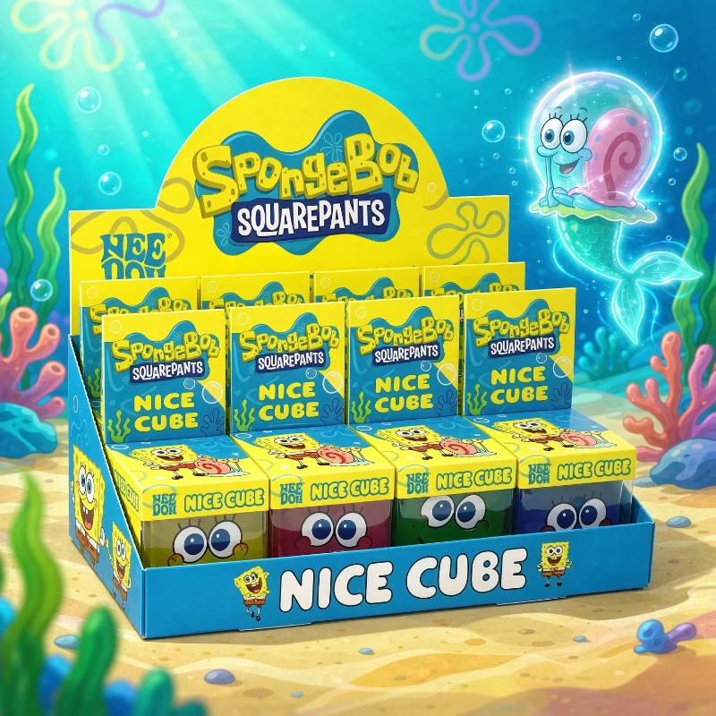 Fidget Cube Original - SpongeBob Squishy Cube Tersedia Mainan Pereda