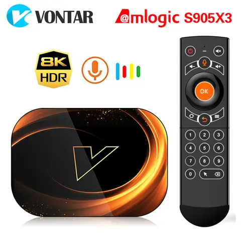 X3 Android 9.0 Smart TV Box 4GB 128GB VONTAR