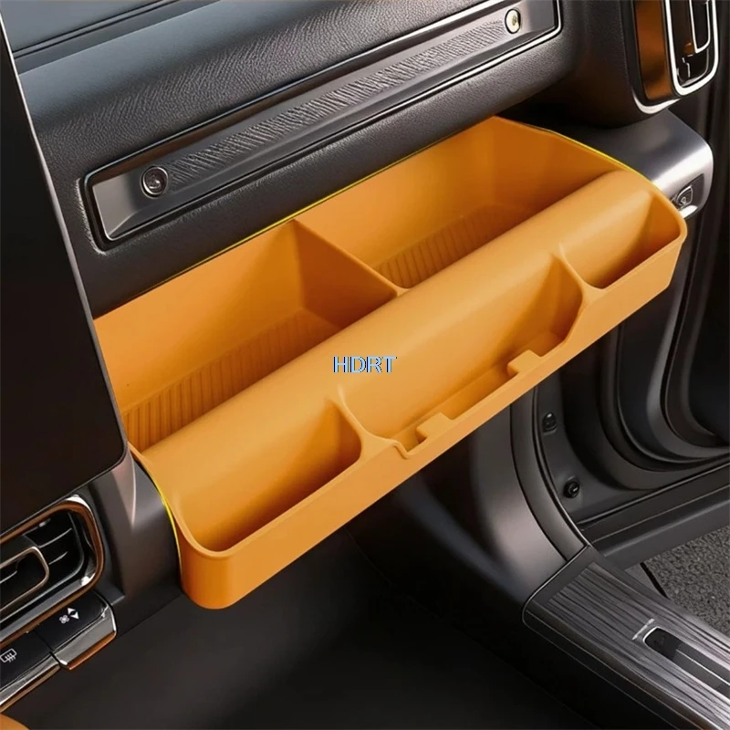 For GWM Haval Raptor V7 2026 + Front Passenger Storage Box Dust Proof Pad Car Dashboard Container Organizer Cover Accessories